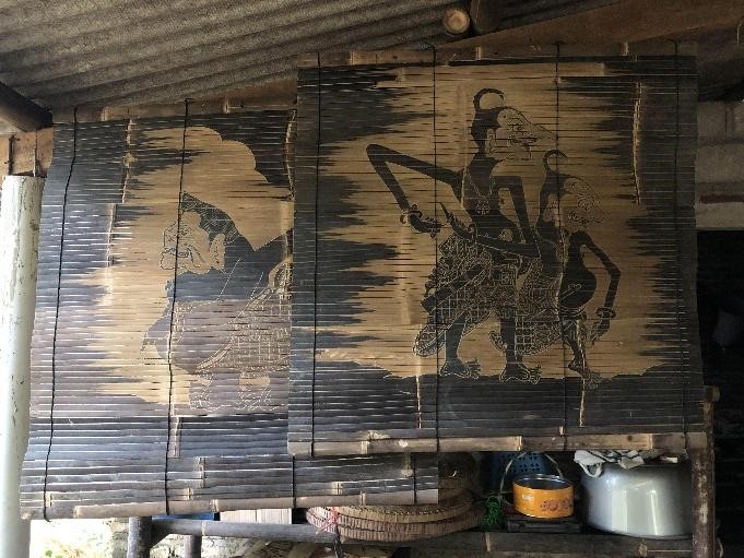 Tirai Anyaman Bambu